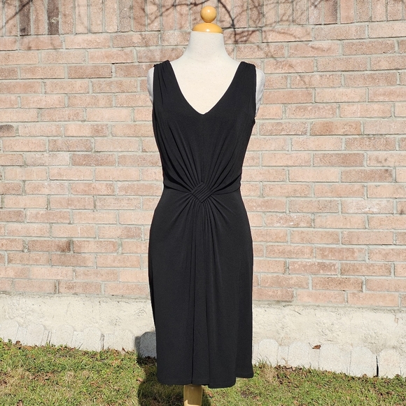 Carmen Marc Valvo slinky little black dress - Picture 1 of 6